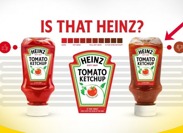Not all ketchup is in a bottle Heinz