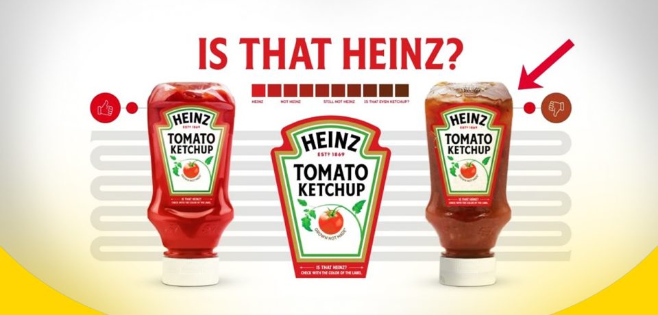Not all ketchup is in a bottle Heinz