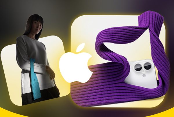 Apple merges elegance with technology Apple unveils its latest innovation, the “iPhone Pocket,” the first 3D woven case with a sleek and modern design12