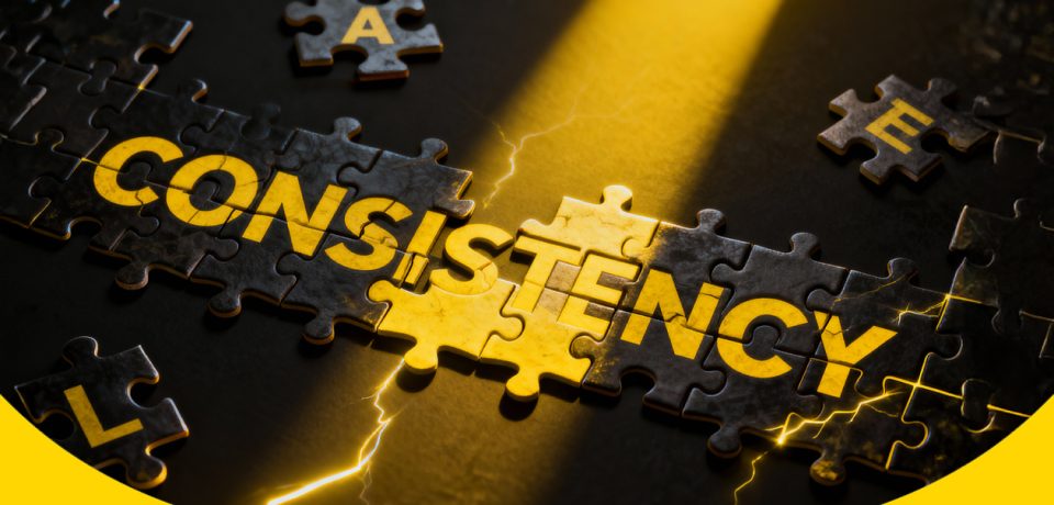 Content alone is not enough; consistency is key Every post needs to become a steady step towards brand success