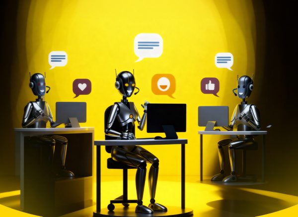 When the way we communicate changes our view of the world changes Why do people choose to talk to robots instead of 2humans
