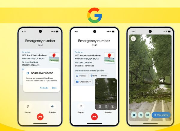 Emergency services will see what's happening… they won't just listen. Google launches Emergency Live Video to improve emergency response efficiency.2 Emergency services will see what's happening… they won't just listen. Google launches Emergency Live Video to improve emergency response efficiency.2